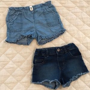 Toddler jean shorts
